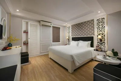 Deluxe-tweepersoonskamer — Lavender Central Hotel & Spa Hanoi